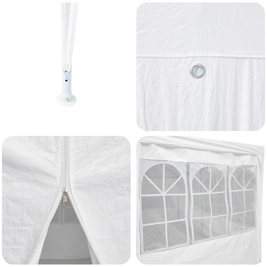 Tenda Party Bianco 800 x 400 x 266 cm Poliestere, Acciaio 42003441