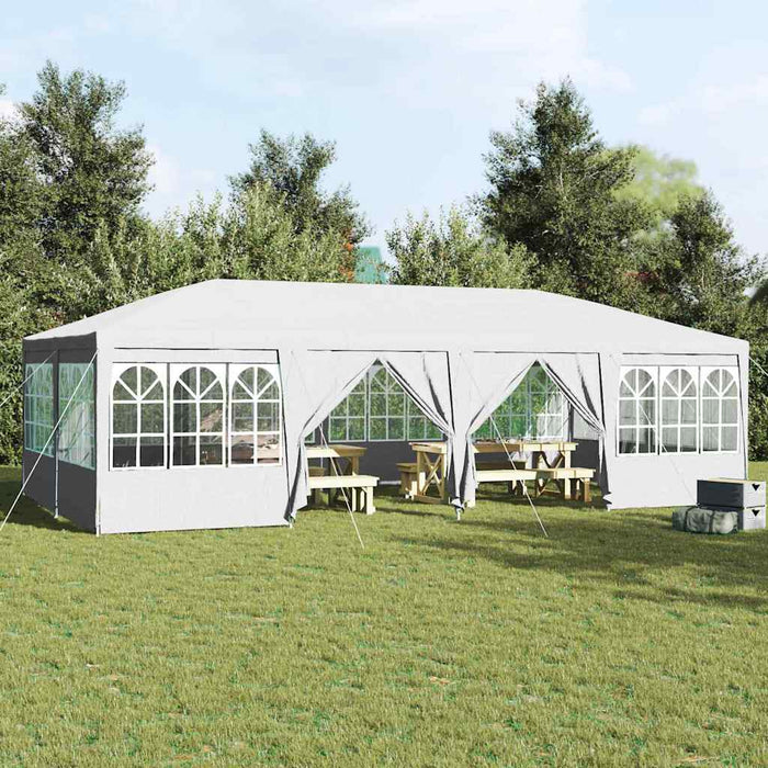 Tenda Party Bianco 800 x 400 x 266 cm Poliestere, Acciaio 42003441