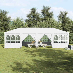 Tenda Party Bianco 800 x 400 x 266 cm Poliestere, Acciaio 42003441