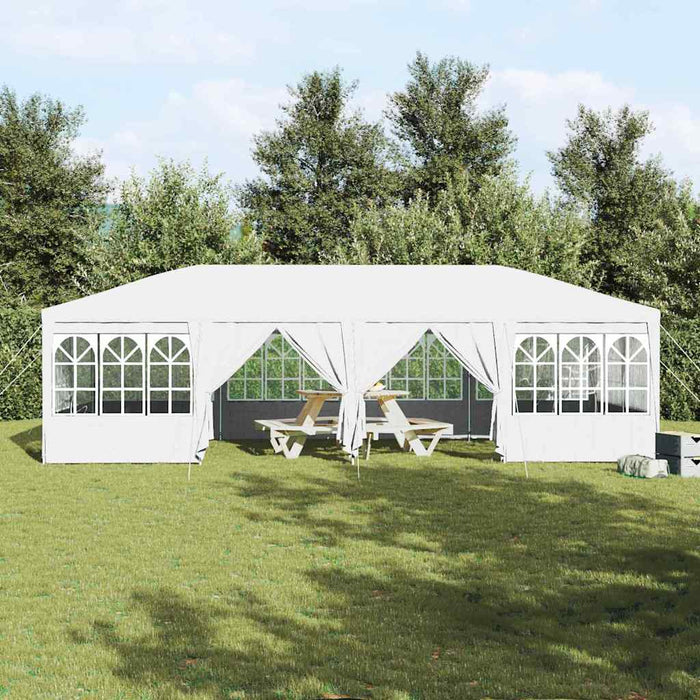 Tenda Party Bianco 800 x 400 x 266 cm Poliestere, Acciaio 42003441