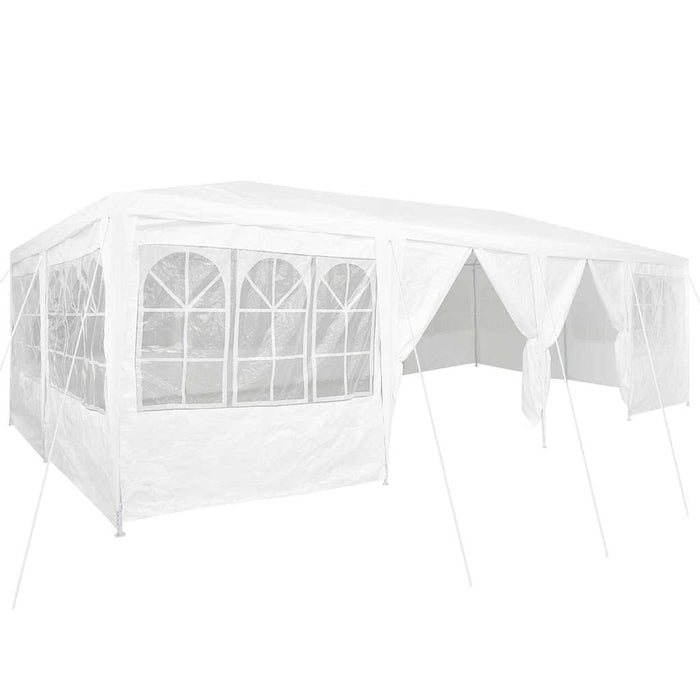 Tenda Party Bianco 800 x 400 x 266 cm Poliestere, Acciaio 42003441