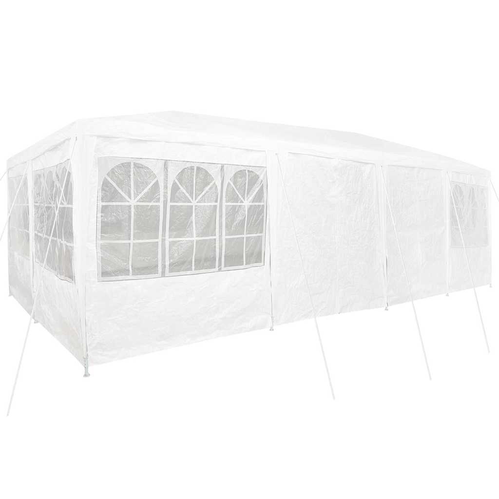 Tenda Party Bianco 800 x 400 x 266 cm Poliestere, Acciaio 42003441