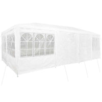 Tenda Party Bianco 800 x 400 x 266 cm Poliestere, Acciaio 42003441
