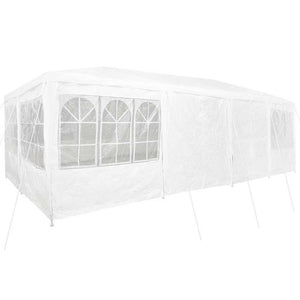 Tenda Party Bianco 800 x 400 x 266 cm Poliestere, Acciaio 42003441