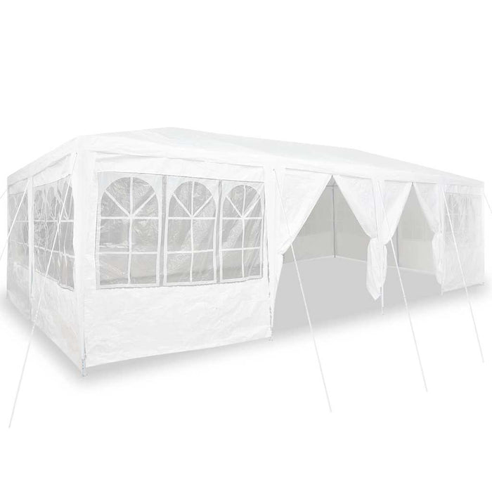 Tenda Party Bianco 800 x 400 x 266 cm Poliestere, Acciaio 42003441