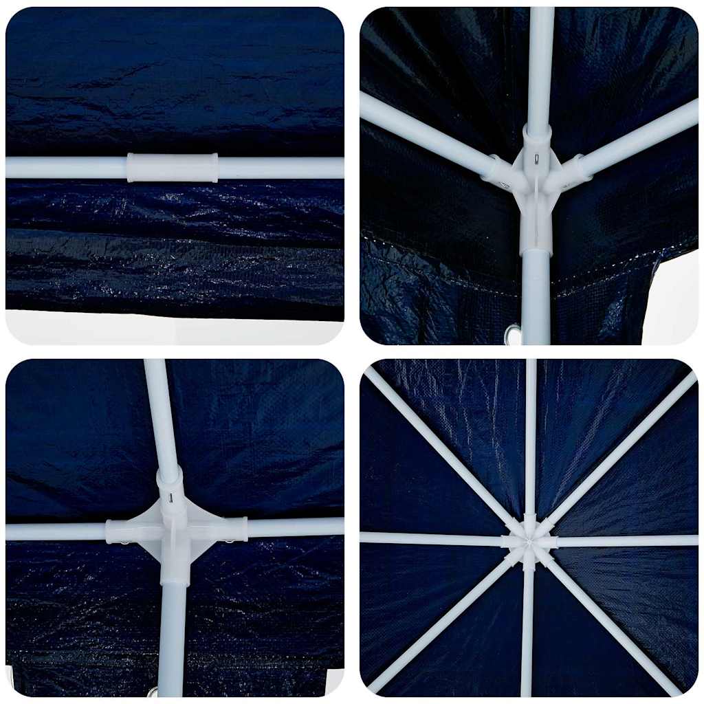 Tenda Party Blu, Bianco 800 x 400 x 266 cm Poliestere, Acciaio 42003442