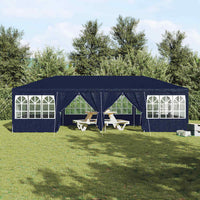 Tenda Party Blu, Bianco 800 x 400 x 266 cm Poliestere, Acciaio 42003442