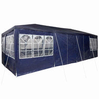 Tenda Party Blu, Bianco 800 x 400 x 266 cm Poliestere, Acciaio 42003442