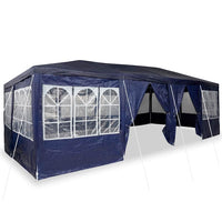 Tenda Party Blu, Bianco 800 x 400 x 266 cm Poliestere, Acciaio 42003442