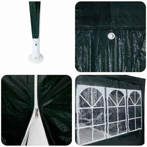 Tenda da festa  con 12 pareti verdi 8x4 m in PE 42003444