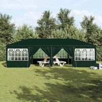 Tenda da festa  con 12 pareti verdi 8x4 m in PE 42003444