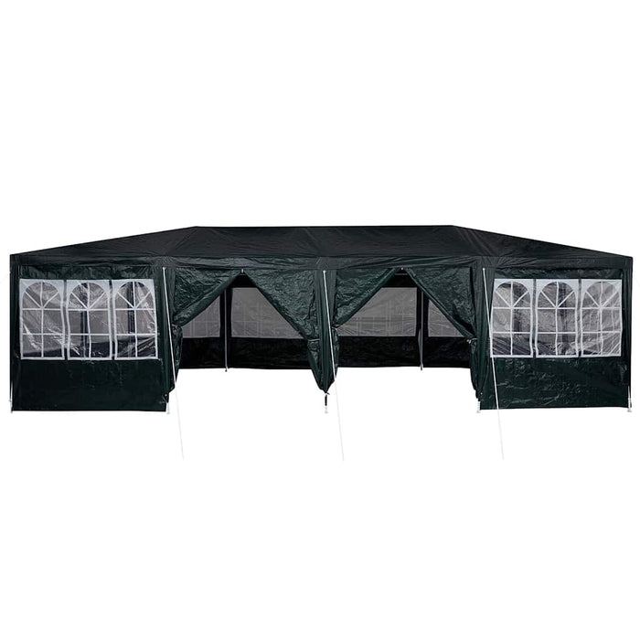 Tenda da festa  con 12 pareti verdi 8x4 m in PE 42003444