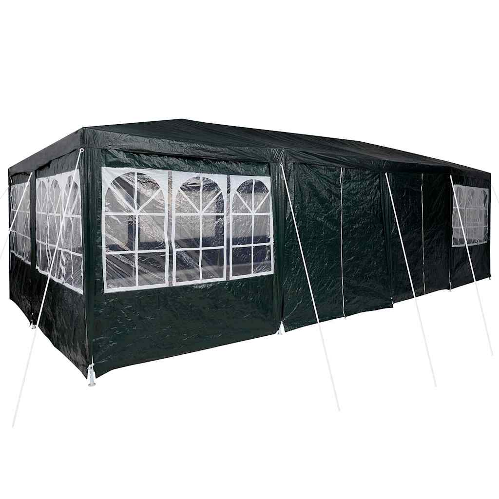Tenda da festa  con 12 pareti verdi 8x4 m in PE 42003444