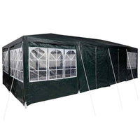 Tenda da festa  con 12 pareti verdi 8x4 m in PE 42003444