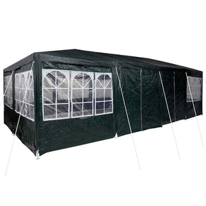 Tenda da festa  con 12 pareti verdi 8x4 m in PE 42003444