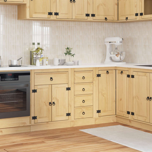 Armadietto con cassetto Miele 40 x 46 x 81,5 cm Pino massello 42007566