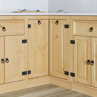 Armadietto con lo scaffale Miele 60 x 32 x 40 cm Pino massello 42007568