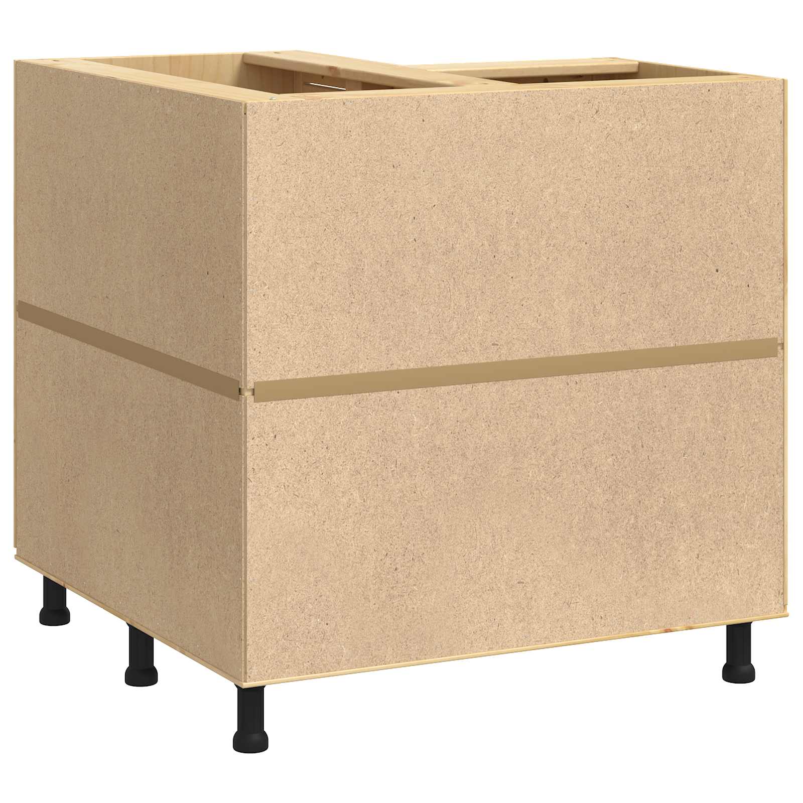 Armadietto con lo scaffale Miele 60 x 32 x 40 cm Pino massello 42007568