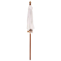 vidaXL Parasol Balinese Crema (180-190) x 260 cm