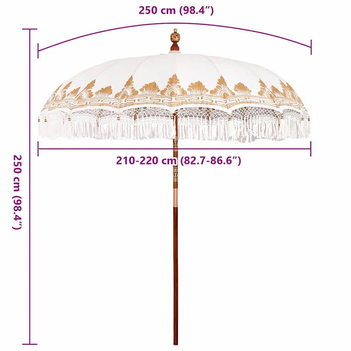 Parasol Balinese Crema (210-220) x 260 cm 42006453