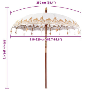 Parasol Balinese Crema (210-220) x 260 cm 42006455