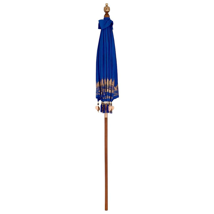 Parasol Balinese Blu (180-190) x 260 cm Cotone e legno massello 42006456