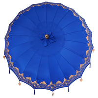 Parasol Balinese Blu (210-220) x 260 cm Cotone e legno massello 42006457