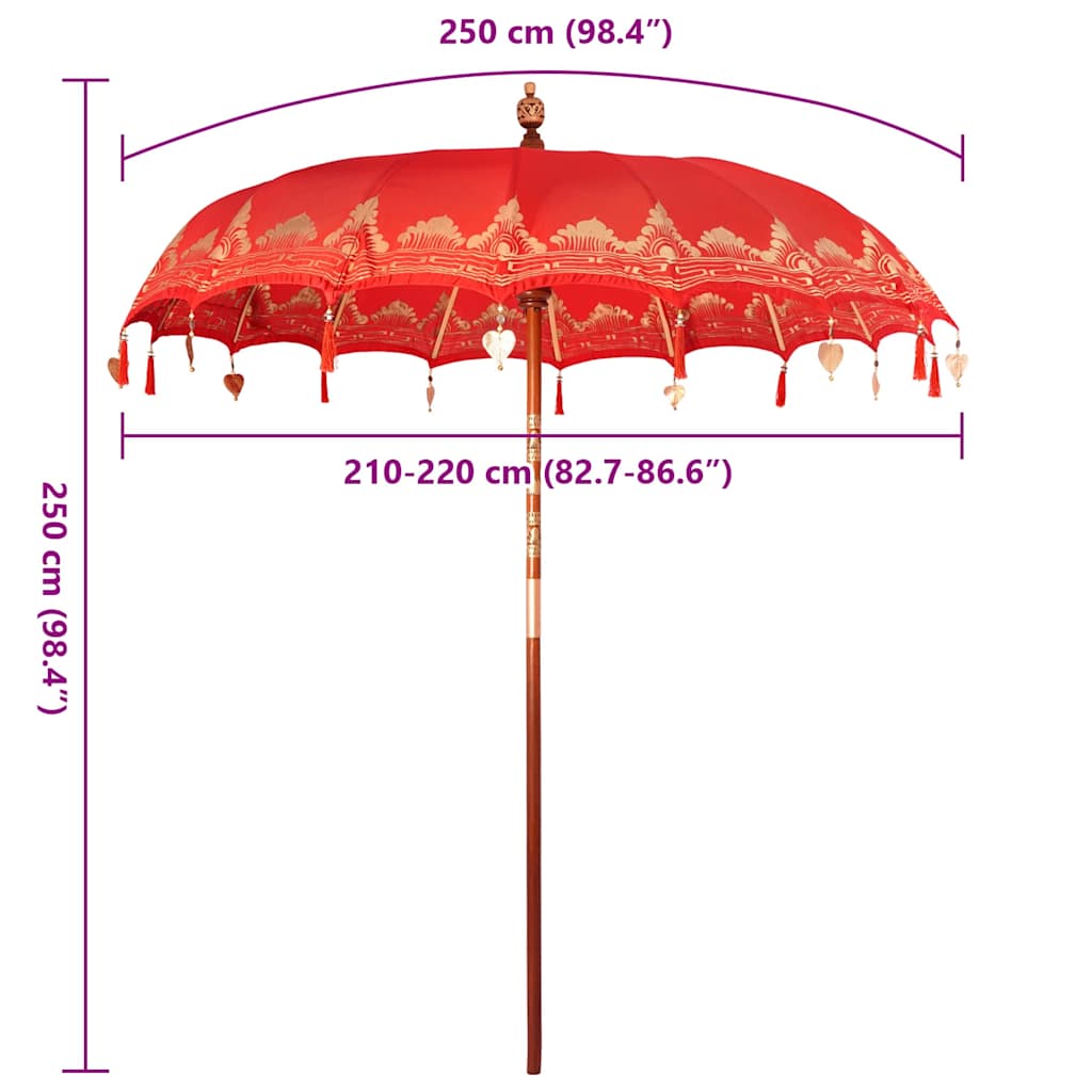 Parasol Balinese Rosso (210-220) x 260 cm 42006459
