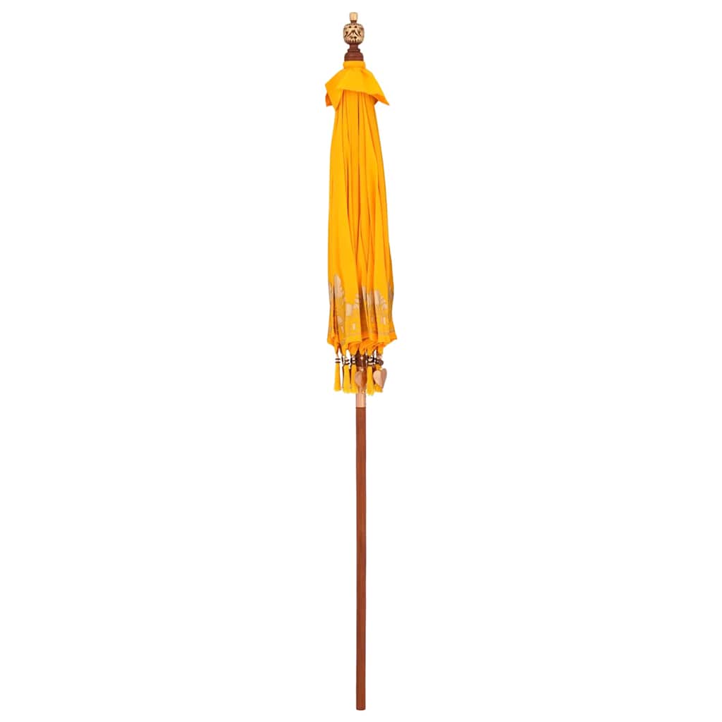 vidaXL Parasol Balinese Giallo (180-190) x 260 cm