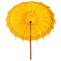 vidaXL Parasol Balinese Giallo (210-220) x 260 cm