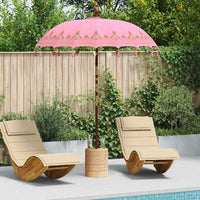 vidaXL Parasol Balinese Rosa (180-190) x 260 cm