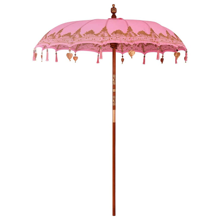 vidaXL Parasol Balinese Rosa (180-190) x 260 cm
