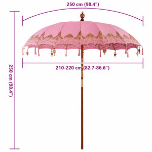 Parasol Balinese Rosa (210-220) x 260 cm 42006463