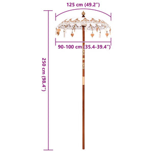 Parasol Balinese Crema (90-100) x 260 cm 42006464