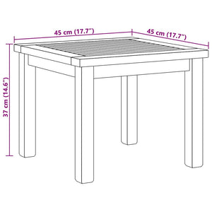 Tavolino da salotto Marrone 45 x 45 x 36 cm 42002297