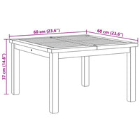 Tavolino da salotto Marrone 60 x 60 x 36 cm 42002298