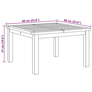 Tavolino da salotto Marrone 60 x 60 x 36 cm 42002298
