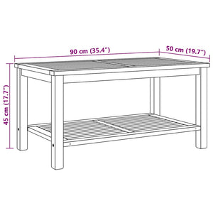Tavolino da salotto Marrone 90 x 50 x 45 cm 42002309
