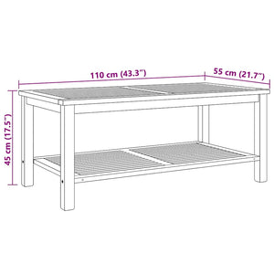 Tavolino da salotto Marrone 110 x 55 x 45 cm 42002310