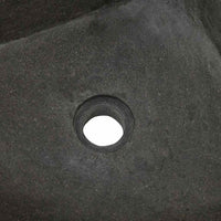 vidaXL Lavabo ad angolo sospeso Grigio (30-37) x (30-37) x 12 cm