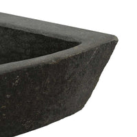 vidaXL Lavabo ad angolo sospeso Grigio (38-45) x (38-45) x 12 cm