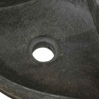 vidaXL Lavabo ad angolo sospeso Grigio (38-45) x (38-45) x 12 cm