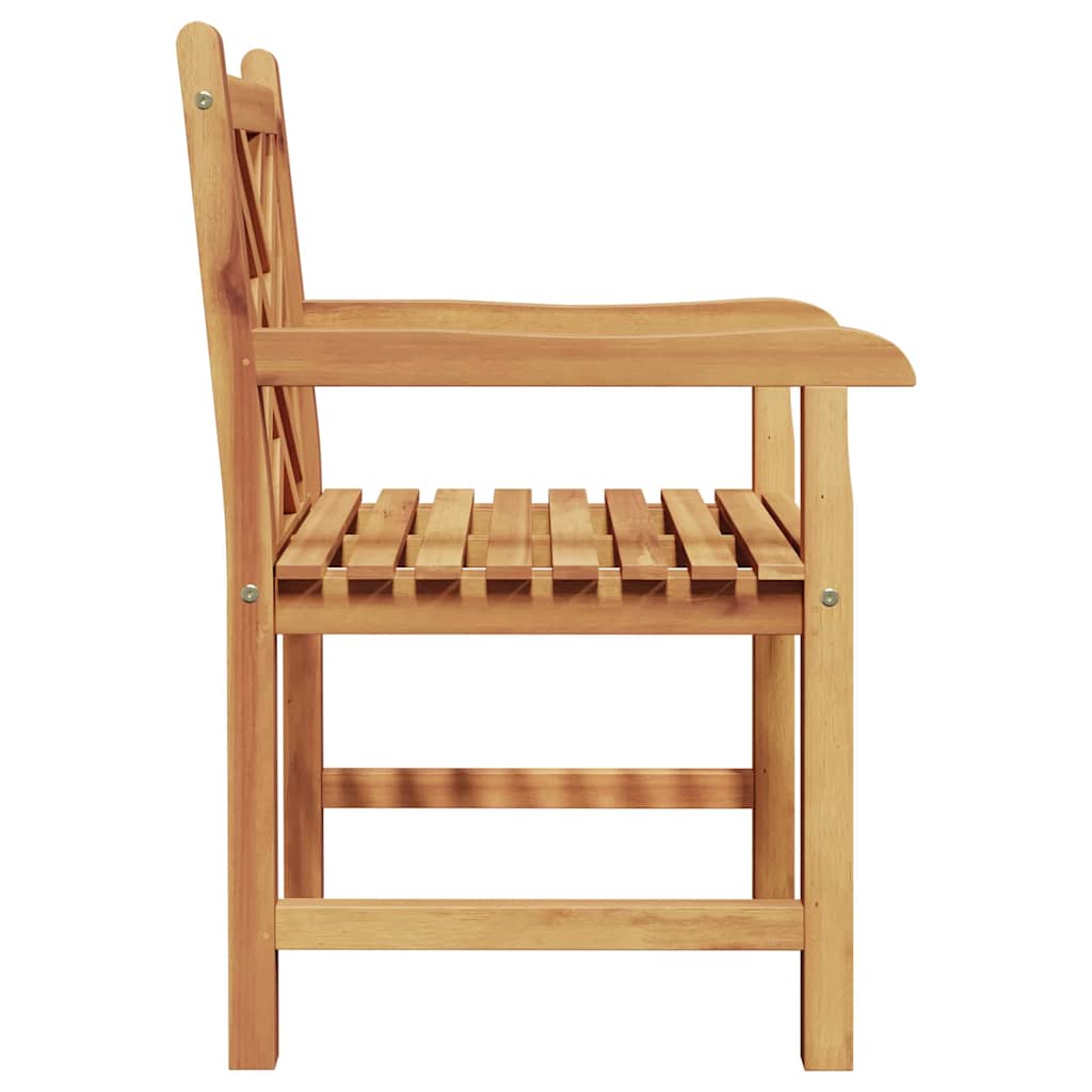 vidaXL Sedie da giardino 2 pcs Marrone 58 x 60 x 90 cm