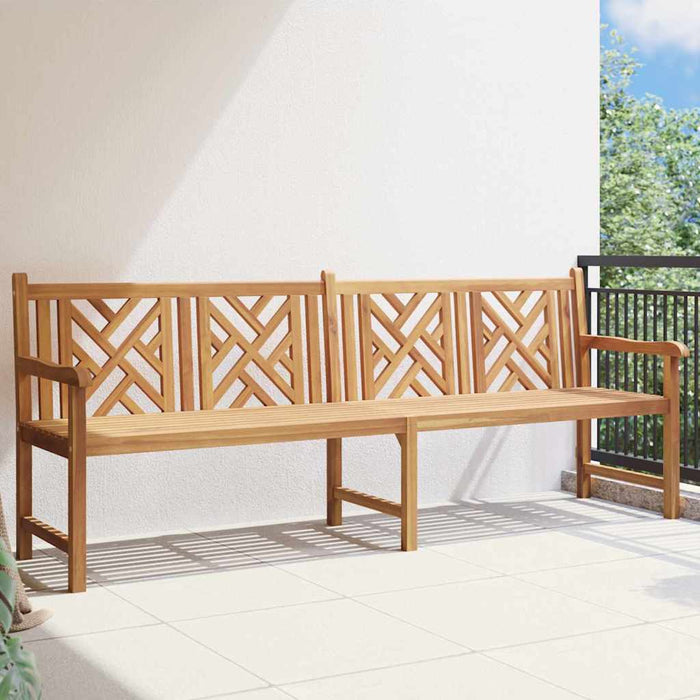 Panchina da giardino Marrone 228 x 60 x 90 cm 42001967