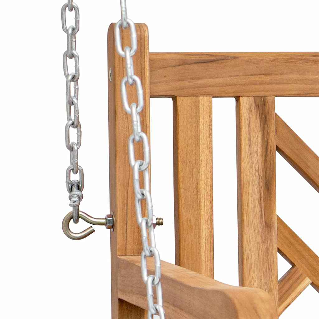 vidaXL Panchina a Dondolo Altro Marrone 114 x 60 x 64 cm