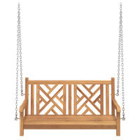 Panchina a Dondolo Altro Marrone 114 x 60 x 64 cm 42001969