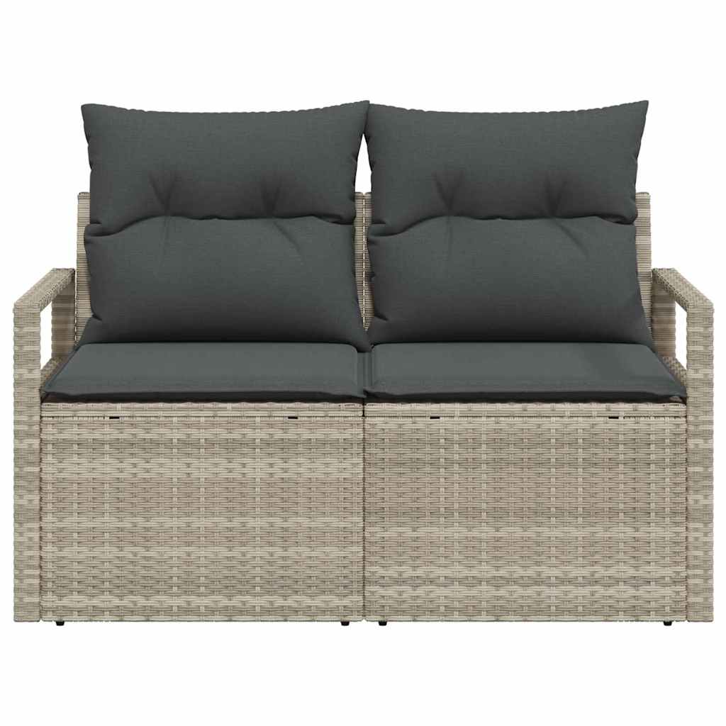 Divano da giardino con cuscino 120 x 62 x 69 cm. polyrattan 42006767