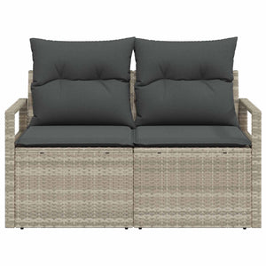 Divano da giardino con cuscino 120 x 62 x 69 cm. polyrattan 42006767