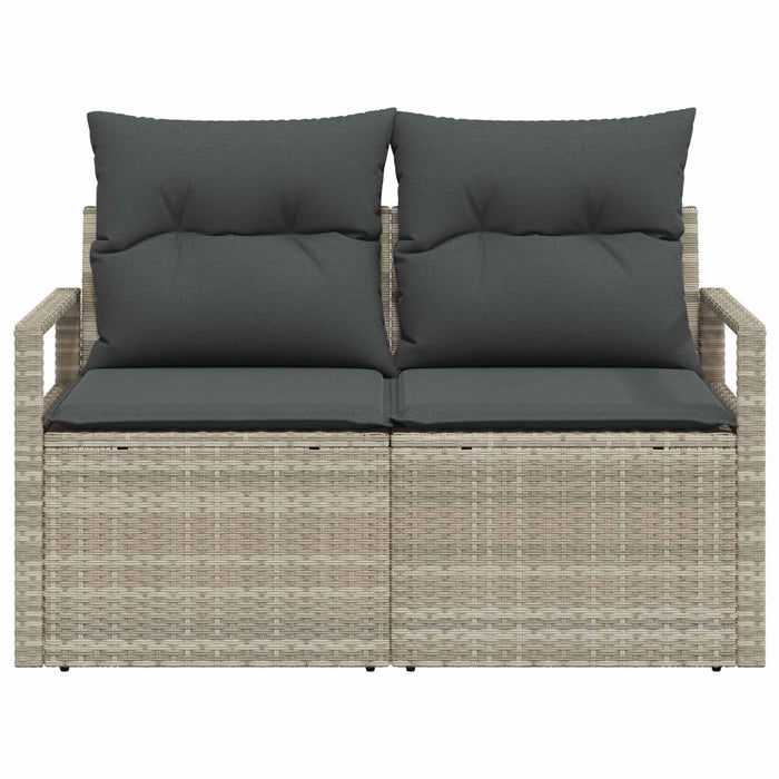 Divano da giardino con cuscino 120 x 62 x 69 cm. polyrattan 42006767