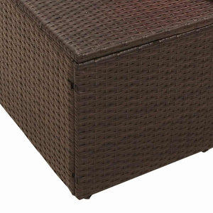 Divano da giardino Marrone 123 x 62 x 69cm polyrattan 42006803